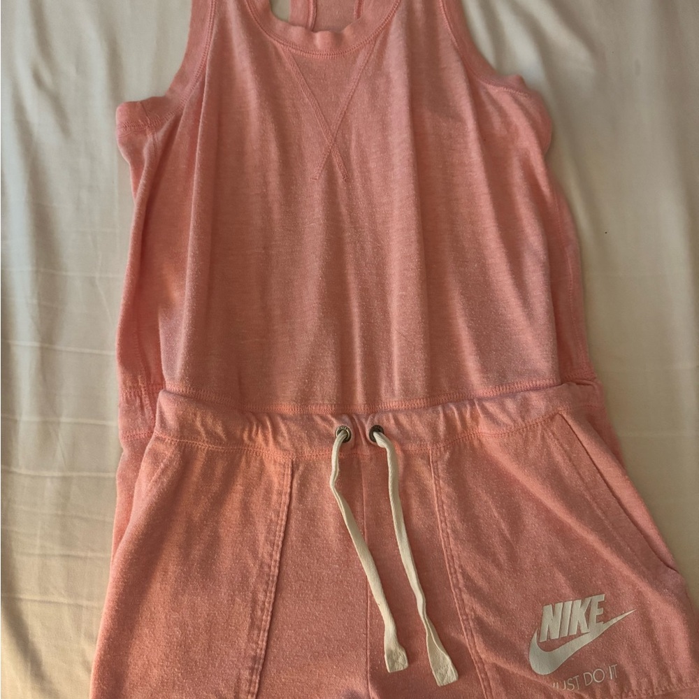 Nike Coral Sleeveless Romper